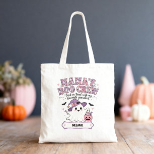 Nana's Boo Crew 1 Kleinkind Naam Halloween Geest Tote Bag