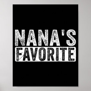 Nana's favoriete schattige familie Granhild citaat Poster