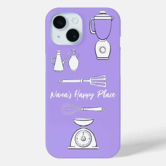 'Nana's Happy Place' Case-Mate iPhone Case (Achterkant)