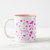 Nana's hart rond mijn Mok (Links)