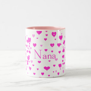 Nana's hart rond mijn Mok
