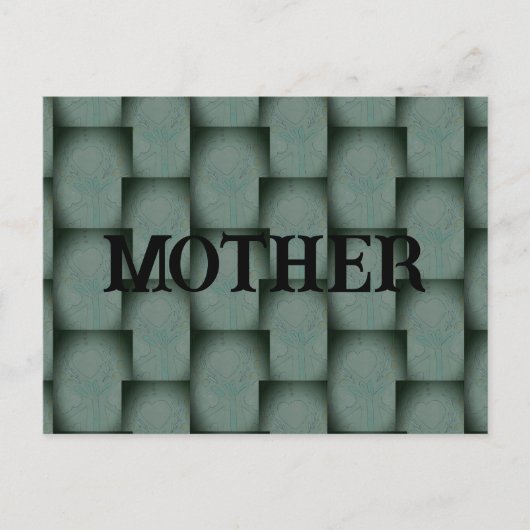 Nana's hartenmoeder briefkaart (Voorkant)