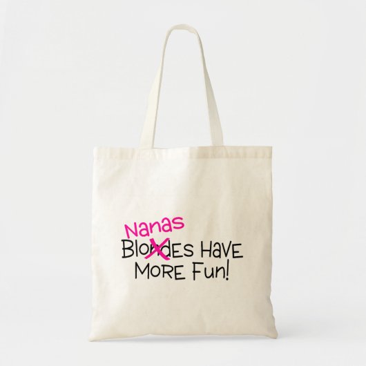Nanas heeft meer plezier tote bag (Voorkant)