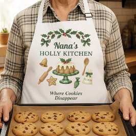 Nana's Holly Kitchen — Kerstkoekjes Schort