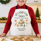 Nana's Holly Kitchen — Kerstkoekjes Schort