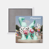 Nanas in Hannover Magneet (Voorkant / Achterkant)