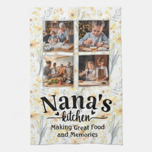 Nana's keuken aangepaste foto's theedoek