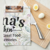 Nana's keuken aangepaste foto's theedoek (Quarter Fold)