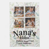 Nana's keuken aangepaste foto's theedoek (Verticaal)
