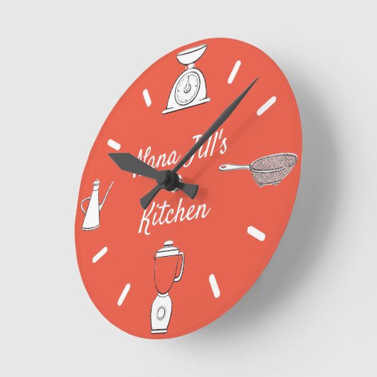'Nana's Keuken Wandklok (Hoek)