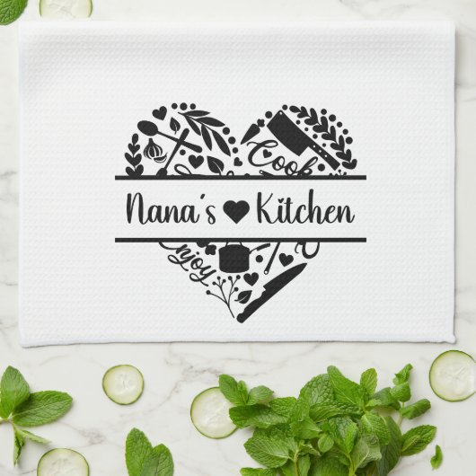 Nana's keukenhanddoek (Gevouwen)