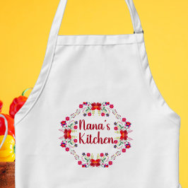 Nana's Kitchen Floral Standaard Schort