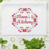 Nana's Kitchen Floral Theedoek (Gevouwen)