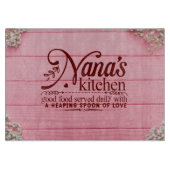 Nana's Kitchen Goed eten dagelijks geserveerd met  Snijplank (Voorkant)