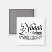 Nana's Kitchen Magnet (Voorkant / Achterkant)