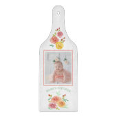 Nana's Kitchen Waterverf Rozen Foto Snijplank (Voorkant)