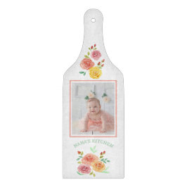 Nana's Kitchen Waterverf Rozen Foto Snijplank