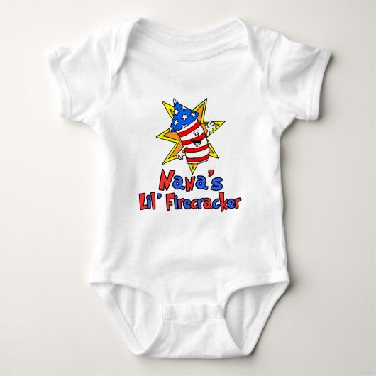 Nana's kleine Firecracker Romper (Voorkant)