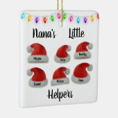 Nana's Kleine Helpers Keramisch Ornament (Rechts)