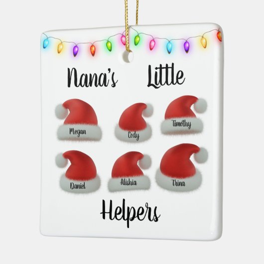 Nana's Kleine Helpers Keramisch Ornament (Links)