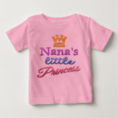 Nana's kleine prinses Baby peuter T-shirt (Voorkant)