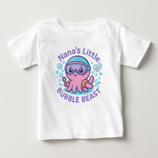 Nana's Little Bubble Beast Schattige Octopus (Voorkant)