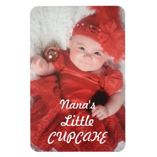 Nana's Little Cupcake Premium fotomagneet Magneet (Verticaal)