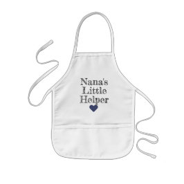 Nana's Little Helper Grandchildren Kinderen Apron Kinder Schort