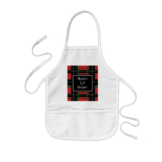 Nana's Little Helper Kind Baking Apron Kinder Schort (Voorkant)