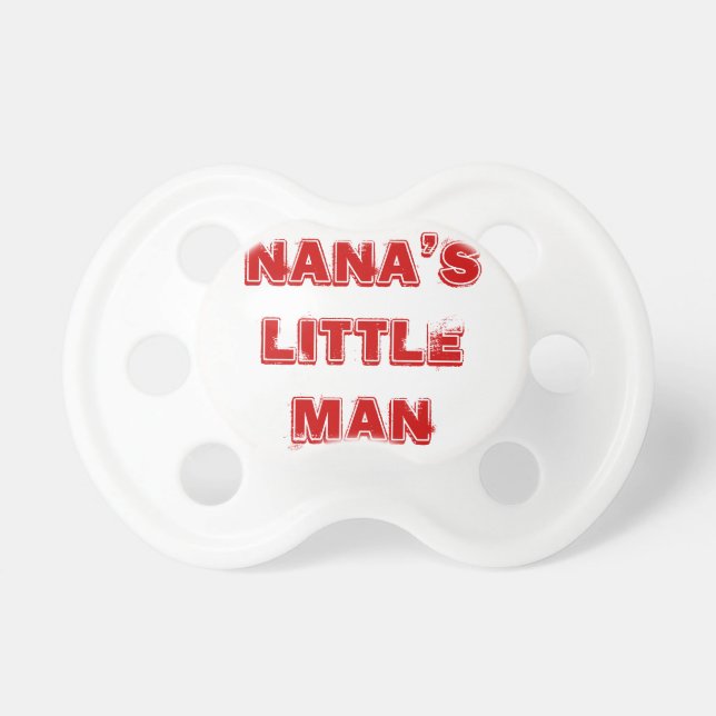 Nana's Little Man Baby Pacifiers Speen (Voorkant)