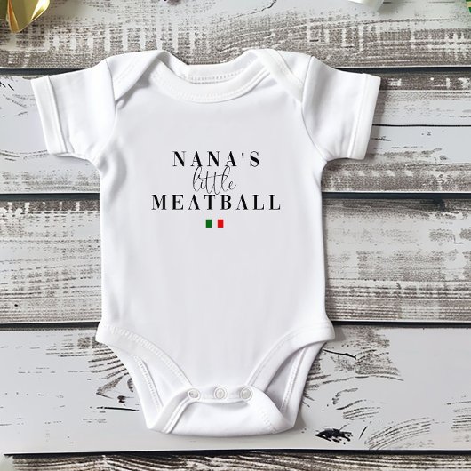 Nanas Little Meatball | Sweet Italian fun Romper