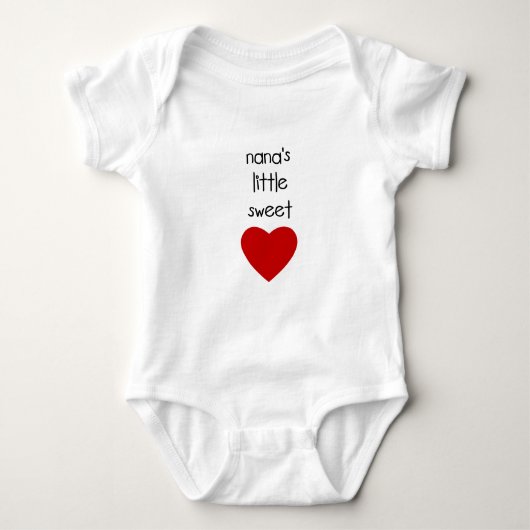 Nana's Little Sweet Heart Romper (Voorkant)
