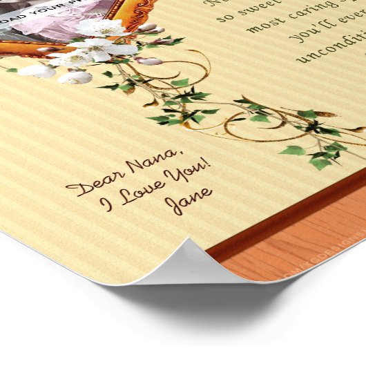 Nana's Love Lily 8x10 Personalized Print (Hoek)