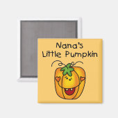 Nana's Pumpkin Halloween T-shirts en geschenken Magneet (Voorkant / Achterkant)