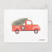Nana's Red Truck Briefkaart (Voorkant)