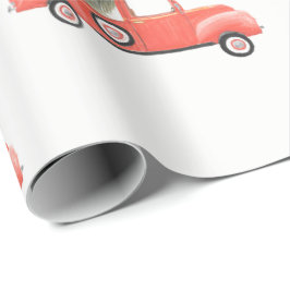 Nana's Red Truck Wrapping Paper Cadeaupapier
