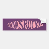 nanas rock bumpersticker (Voorkant)