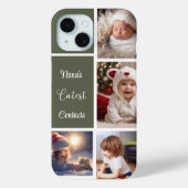 Nana's Schattigee contacten 4 Fotocollage Groen Case-Mate iPhone Case (Achterkant)