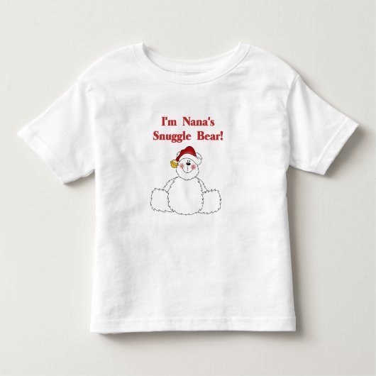 Nana's Snuggle Beer Christmas Feestdagen Nana Kinder Shirts (Voorkant)