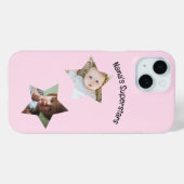 Nana's Superstars gepersonaliseerde twee foto teks Case-Mate iPhone Case (Achterkant (horizontaal))