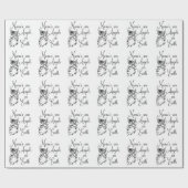 Nana's zijn Angels op aarde Cadeaupapier (Vlak)