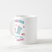 NanaSaurus Birthday of Moederdag Koffiemok (Voorkant links)