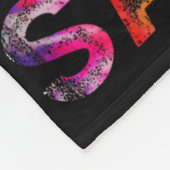 Nanasaurus Dinosaur Nana Saurus familie overeenkom Fleece Deken (Hoek)