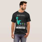 Nanasaurus Rex Dinosaur Nana Grandma Moederdag T-shirt (Voorkant volledig)