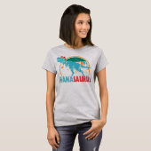 Nanasaurus T rex Dinosaur Funny Moederdag T-shirt (Voorkant volledig)