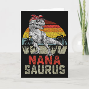 Nanasaurus T Rex Dinosaur Nana Saurus Familie Matc Kaart