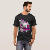 Nanasaurus T-rex Matching Funny Grandma Saurus Din T-shirt (Voorkant volledig)