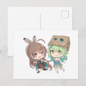 Nanashi (七 メ 詩 イ) en Ceres レ oliorogho-  der fauna Aankondigingskaart (Voorkant / Achterkant)