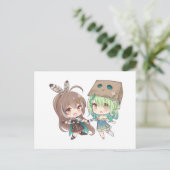 Nanashi (七 メ 詩 イ) en Ceres レ oliorogho-  der fauna Aankondigingskaart (Staand voorkant)