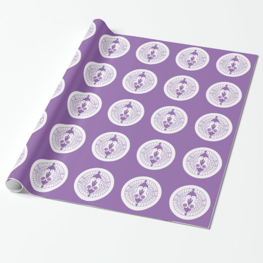Nanbu tsuru cadeaupapier (Uitgerold)